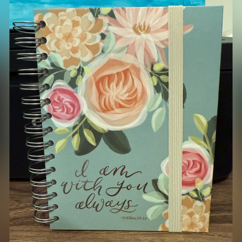 Brand New Floral Spiral Notebook